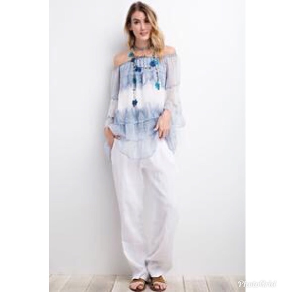 🆑 Last 1️⃣ Sheer Chiffon Ruffled Babydoll Tunic - Picture 3 of 3